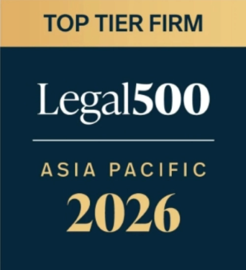 Legal 500 Asia-Pacific 2026 Top Tier Firm