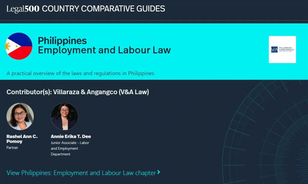Philippines Employment and Labour Law Pomoy and Dee Banner Philippines Employment and Labour Law Pomoy and Dee Banner