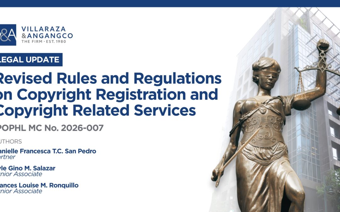 Revised Rules and Regulations on Copyright Registration and Copyright Related Services | IPOPHL MC No. 2026-007