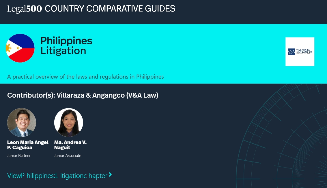 Legal 500 Country Comparative Guide Banner