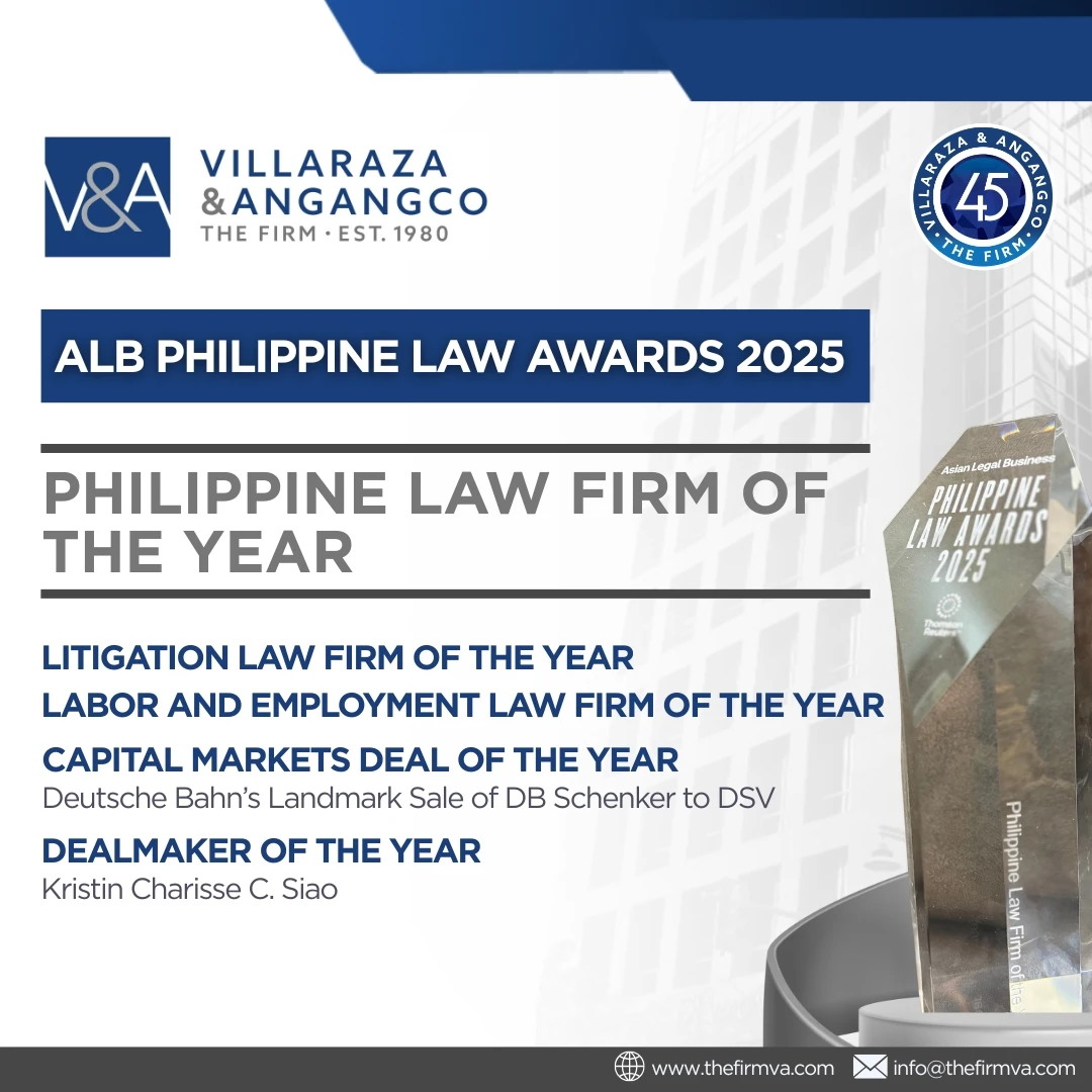 V&A Law is Hailed as Philippine Law Firm of the Year at the ALB Philippine Law Awards 2025
