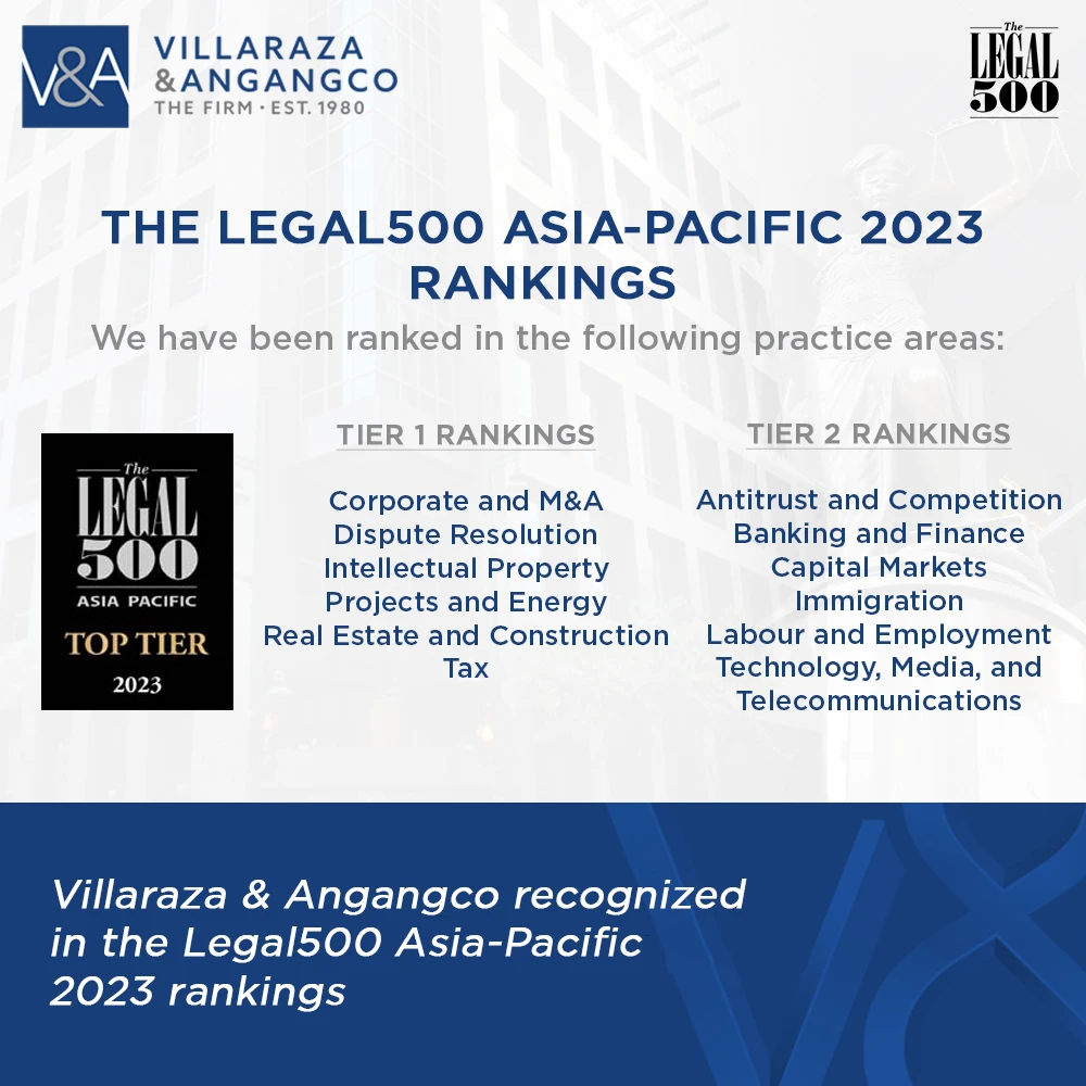 V&A Law Recognized in the Legal 500 2023 Asia-Pacific Rankings
