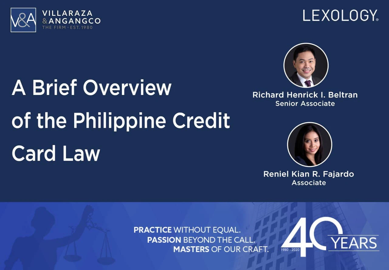 CREDIT, SET, GO: A Brief Overview of the Philippine Credit Card Law