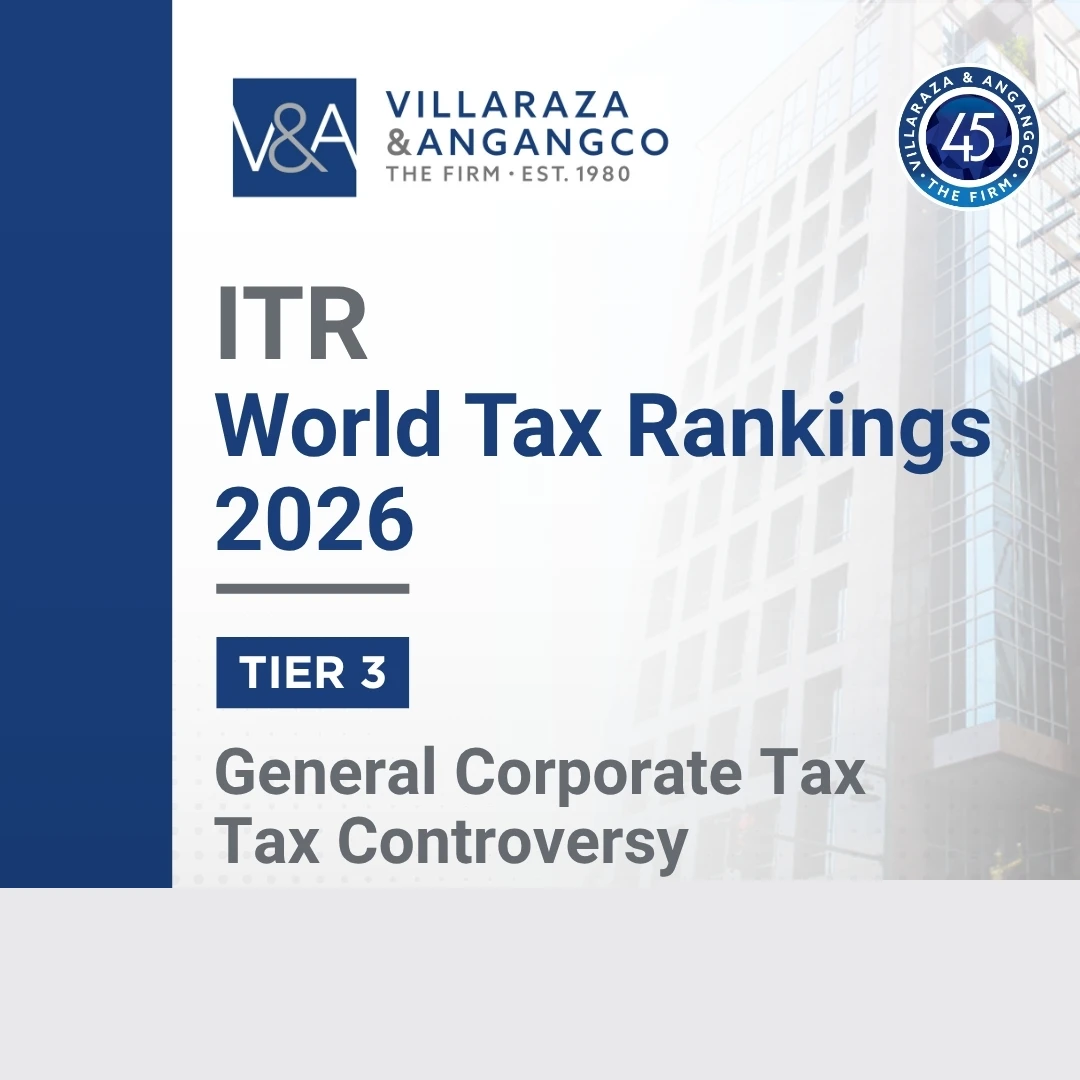 V&A Law is Recognized in the ITR World Tax Rankings 2026